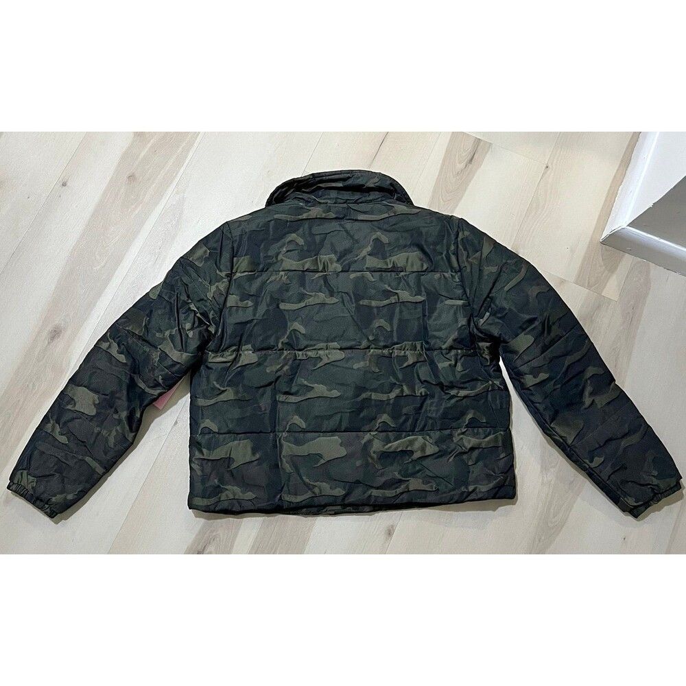 NEW Juicy Couture Vintage Retro Y2K Camo Moto Puffer Jacket Spring Streetwear - Picture 8 of 12